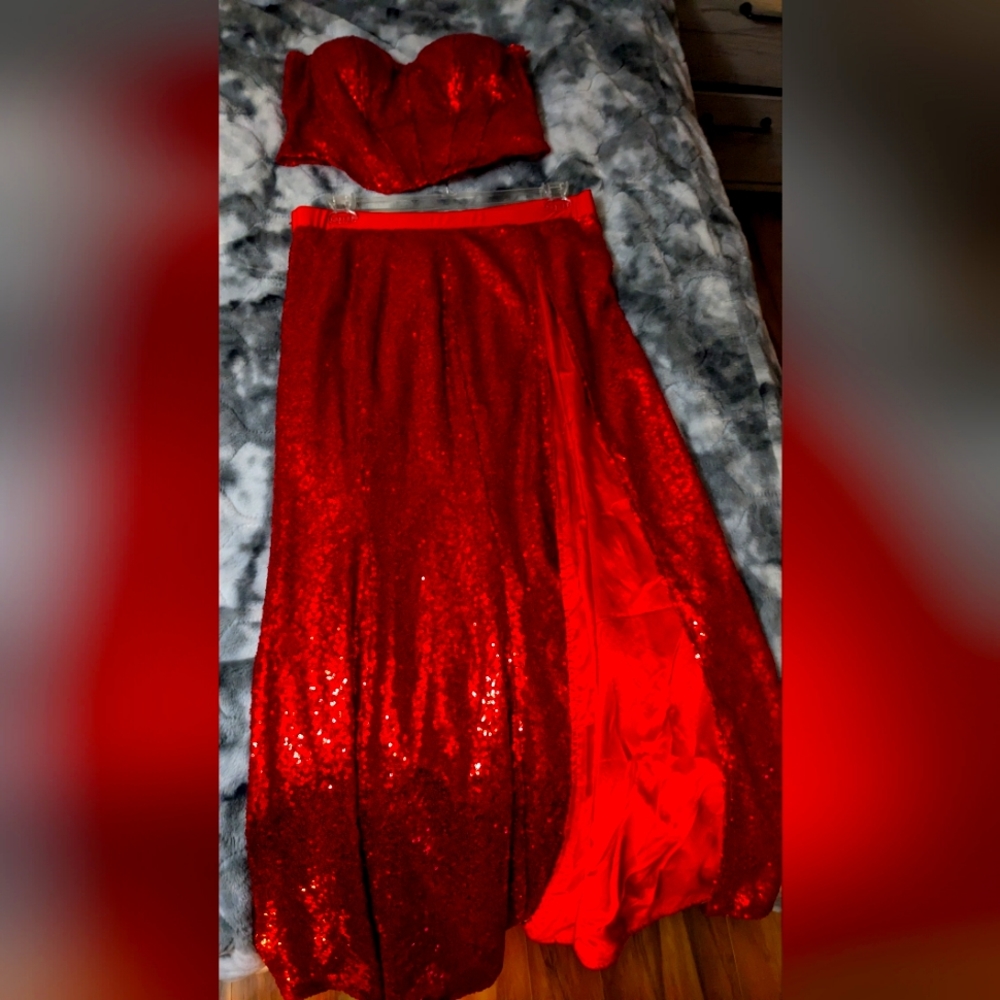 Jessica Rabbit Halloween Skirt and Crop Top